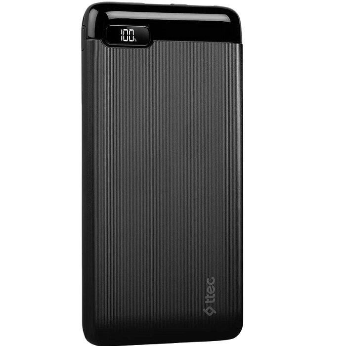 Внешний АКБ TTEC PowerSlim LCD (20000mAh) черный