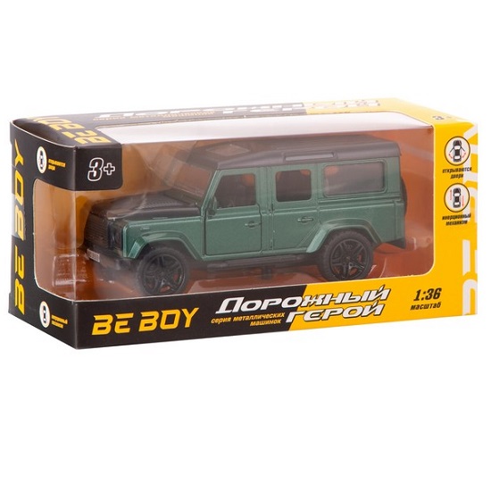 Машинка инерционная BeBoy световые и звуковые эффекты, зеленый IT108655 6