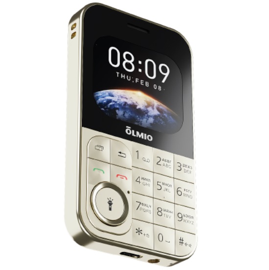 Телефон OLMIO A06 золотой 2