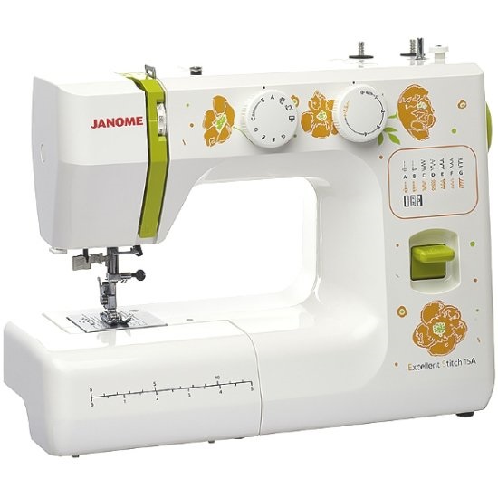 Швейная машина Janome Excellent Stitch 15A белый 2