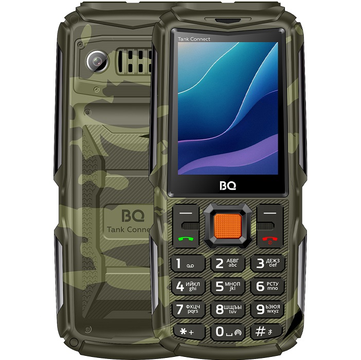 Телефон BQ 2430L Tank Connect Camouflage+Gunmetal 1