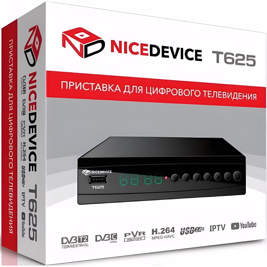 Ресивер DVB-T2 NICEDEVICE T625 2