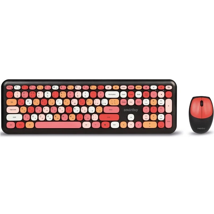 Клавиатура+мышь БП SMARTBUY 666395 мультиколор(SBC-666395AG-K)