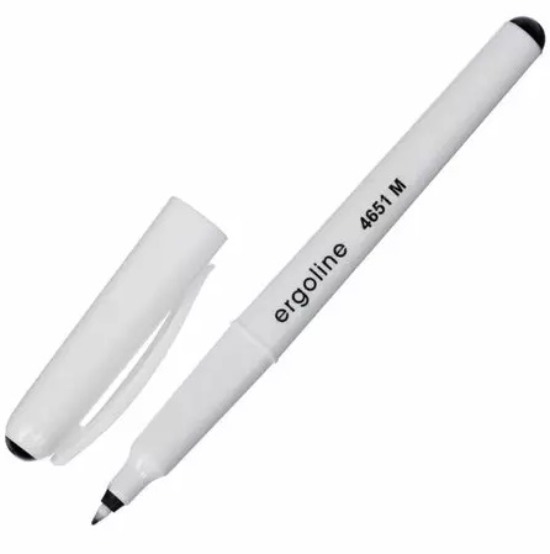Ручка капиллярная (линер) ЧЕРНАЯ CENTROPEN "Handwriter", трехгранная, линия 0,5мм, 4651, ш/к 28393