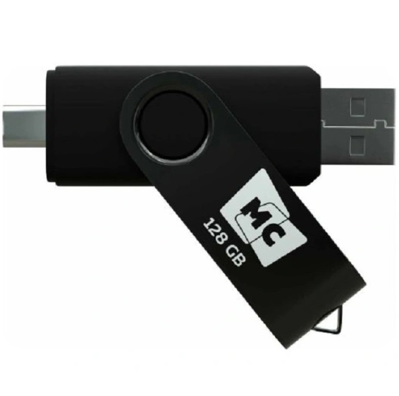 USB 128Gb MORE CHOICE МФ128а Black OTG (Type-C)