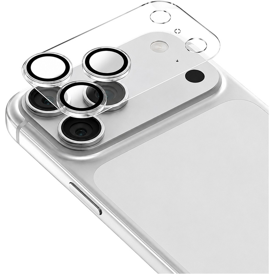 Противоударное стекло на камеру KEEPHONE PERSMO FULL GLUE CLEAR CAMERA LENS для iPhone 17 PRO MAX, CLEAR