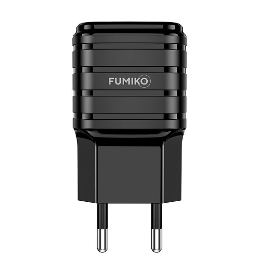 Сетевое ЗУ 1USB 2.4A FUMIKO CH16 черное