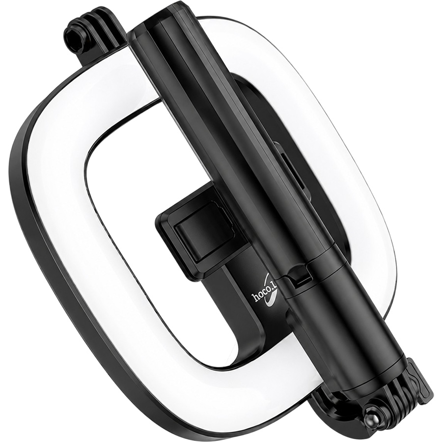 Монопод HOCO, LV03 Plus, Showfull, bluetooth, чёрный, (мятая упаковка) 4