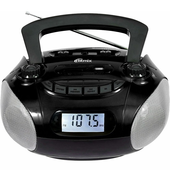 Магнитола RITMIX RBB-040BT black-silver 2