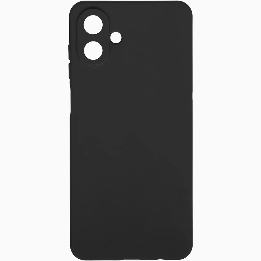 Задняя накладка ZIBELINO Soft Matte для Samsung Galaxy A07 4G (A075F) (черный) с микрофиброй