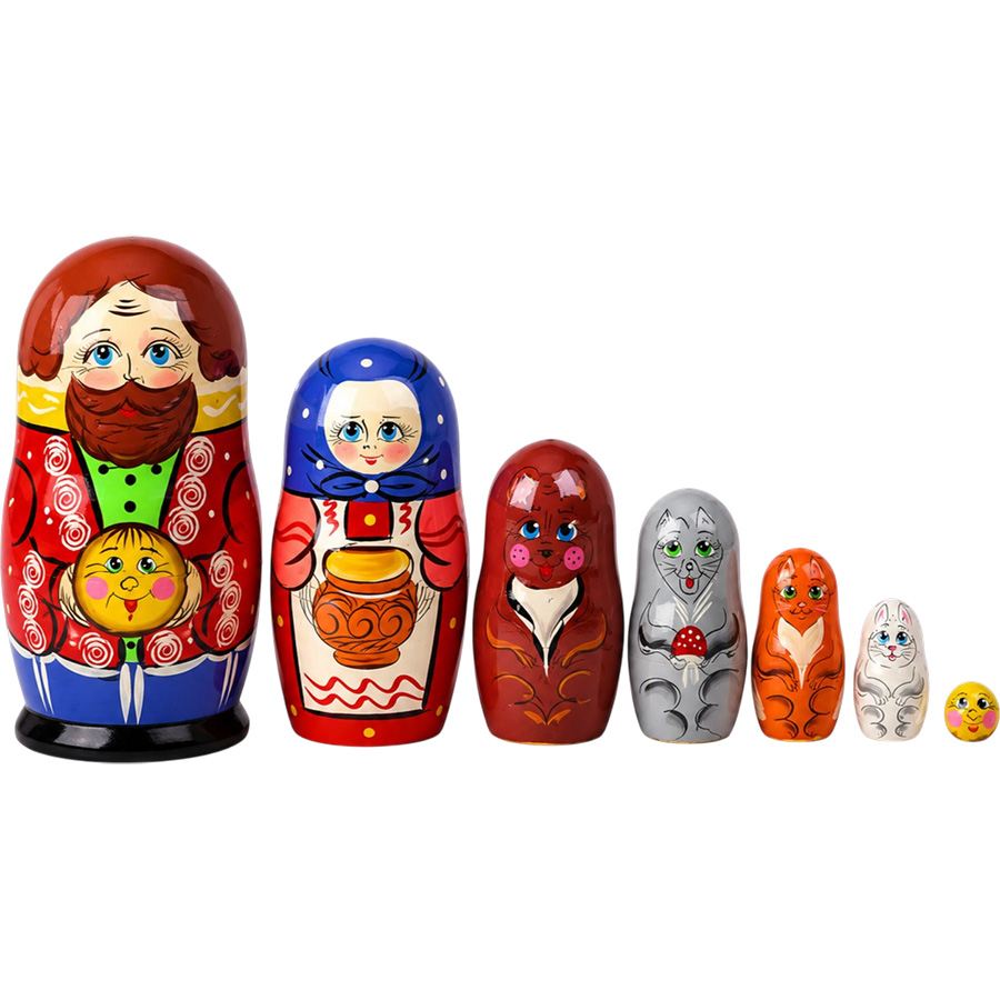 Матрешка "Колобок" 7 перс. УТМ01521374 4