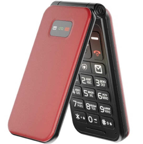 Телефон OLMIO F19 красный 2