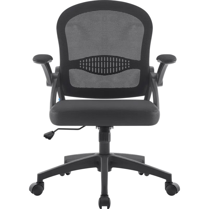 Кресло офисное DEFENDER Rivellon черный,сетка,хром.крестовина 2