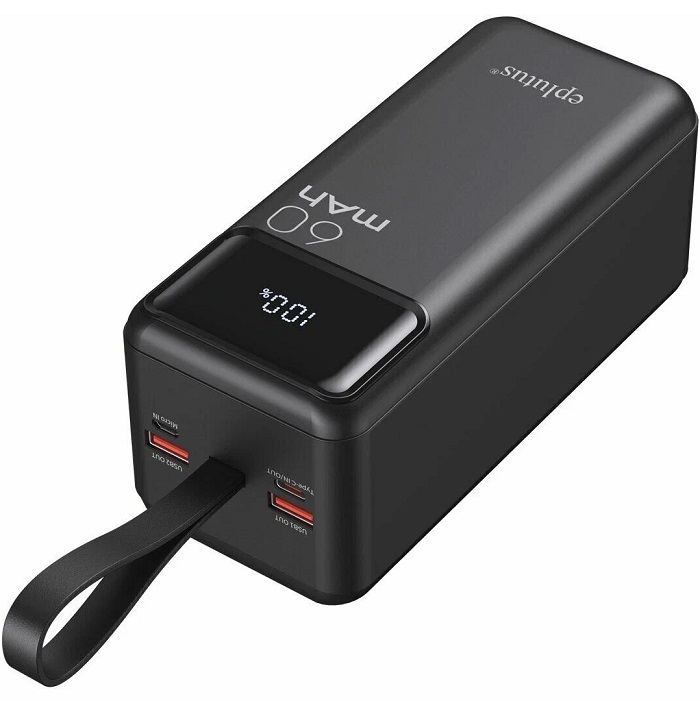 Внешний АКБ EPLUTUS EB600Q (60000mAh) Чёрный 2