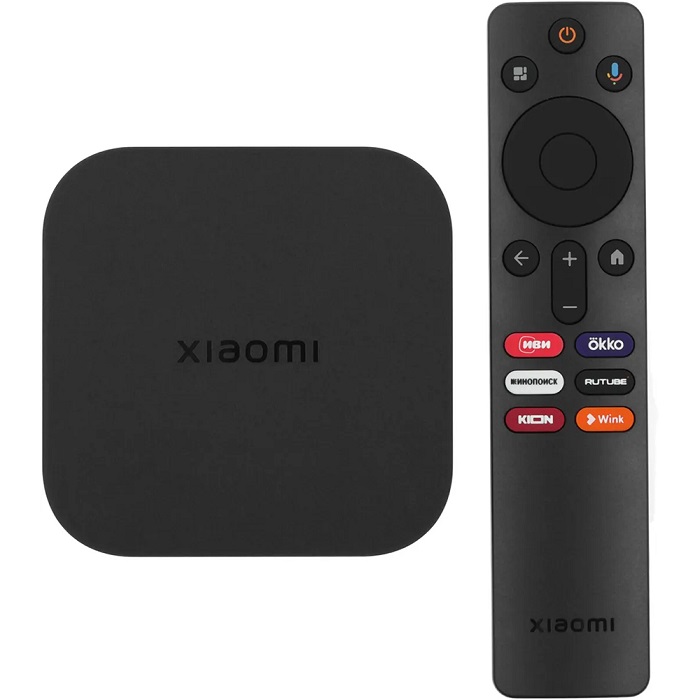 Приставка Smart TV XIAOMI MI Box S 4K HDR 2-го поколения (PFJ4167RU)