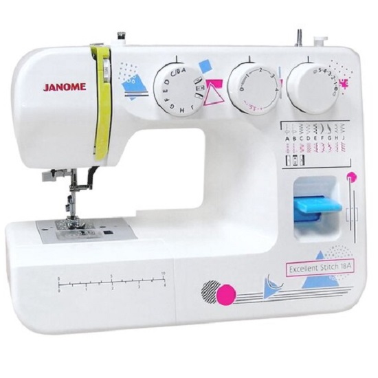 Швейная машина Janome Excellent Stitch 18A белый 3