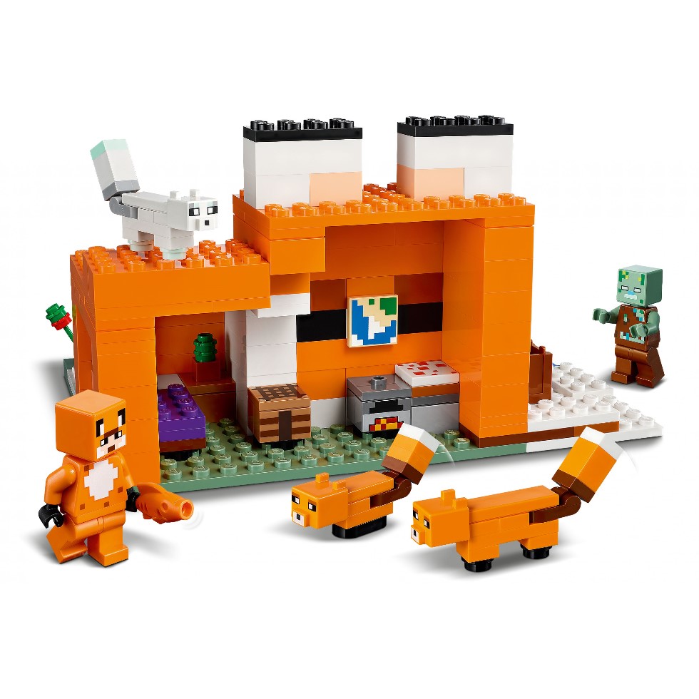 Конструктор LEGO Minecraft 21178 Лисья хижина 3