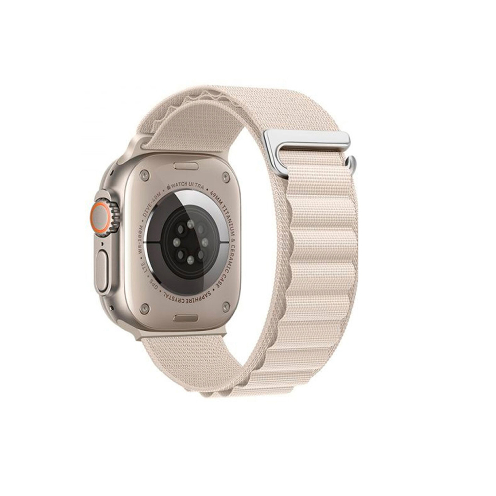Нейлоновый ремешок HOCO WA20 для APPLE Watch 42/44/45/49mm, cream sand