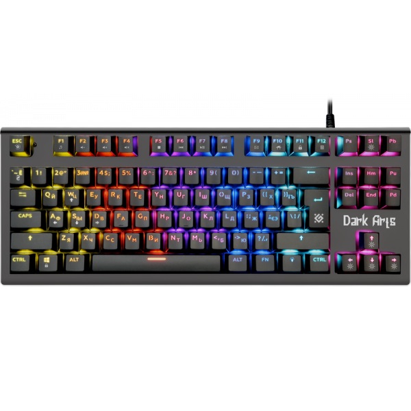 Клавиатура DEFENDER Dark Arts, GK-375, чёрный