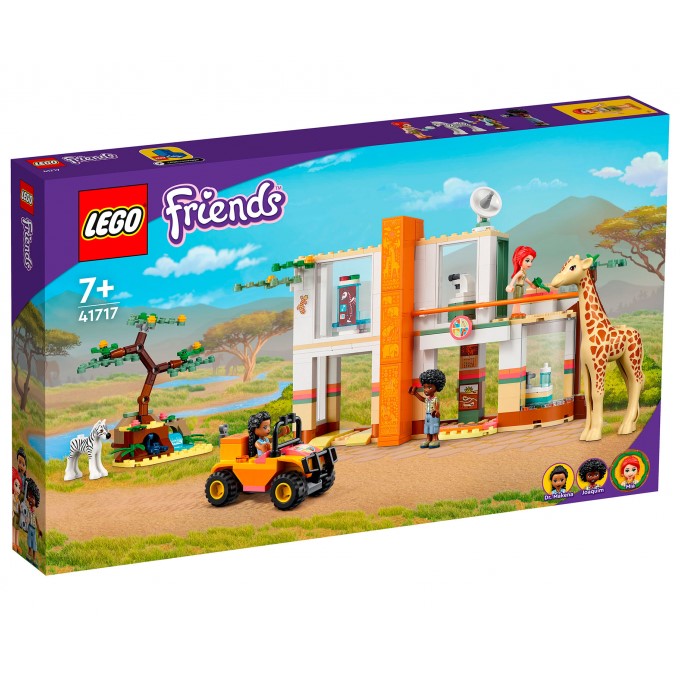 Конструктор LEGO Friends 41717 Спасательная станция Мии для диких зверей