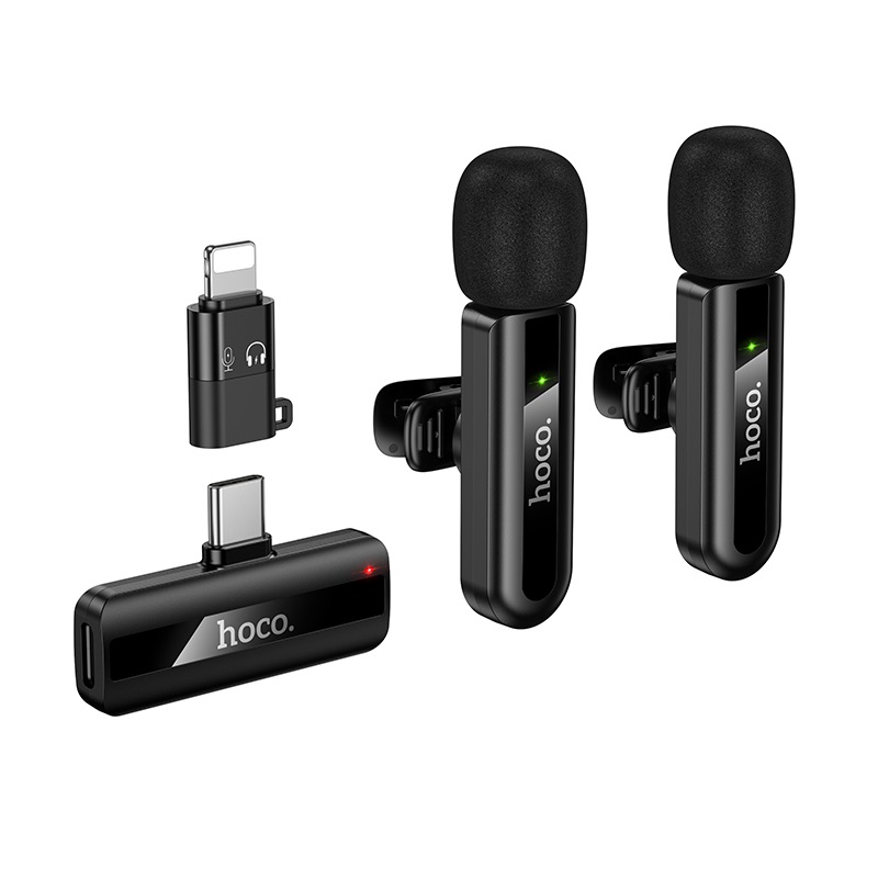 Микрофон БП HOCO L20A Black Lightning 8-pin Type-C