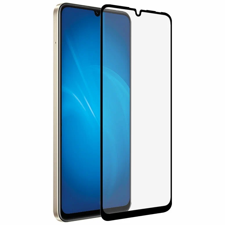 Противоударное стекло DF для Realme C53/C51 DF rmColor-29 (black)