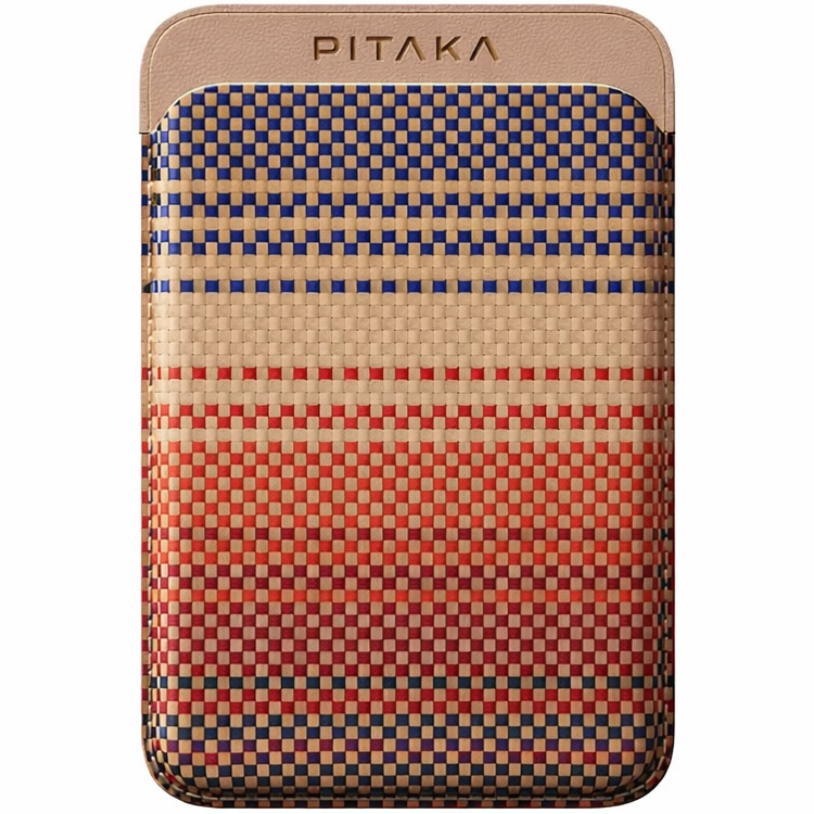 Кошелек для карт Pitaka Magnetic Woven Wallet Sunset