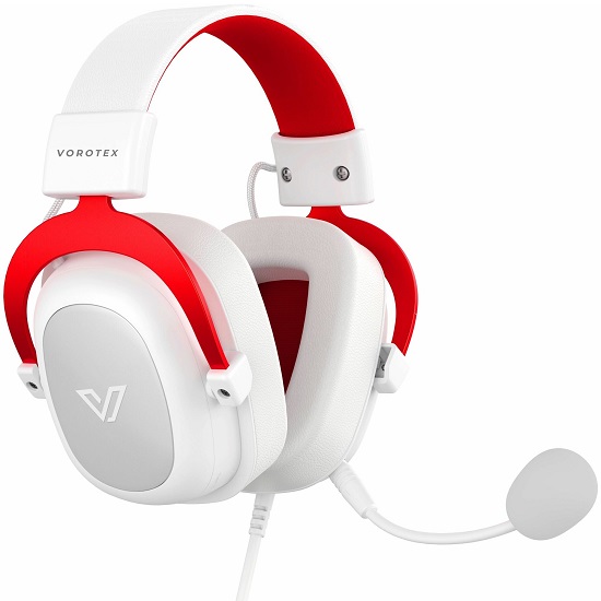 Наушники VOROTEX V2002D-W 3,5 мм белый 2