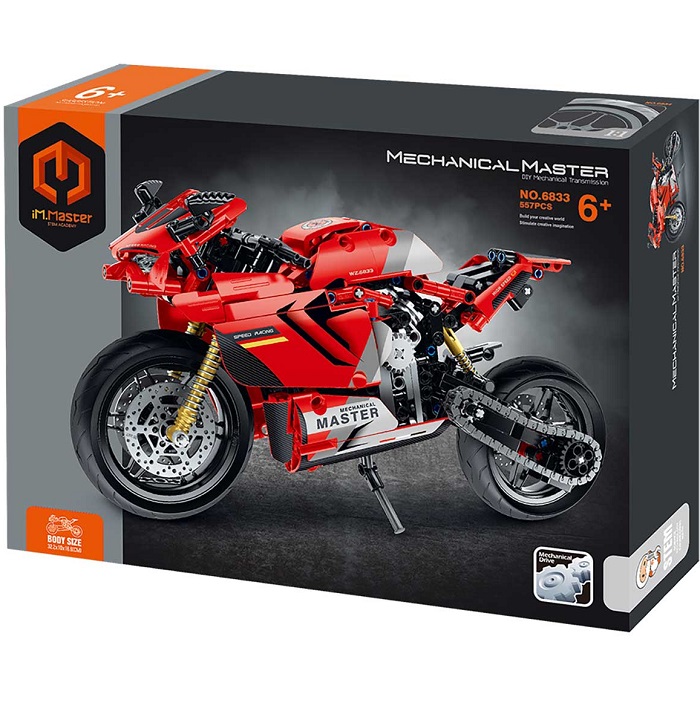 Конструктор IM.Master 6833_MK "Red motorcycle"