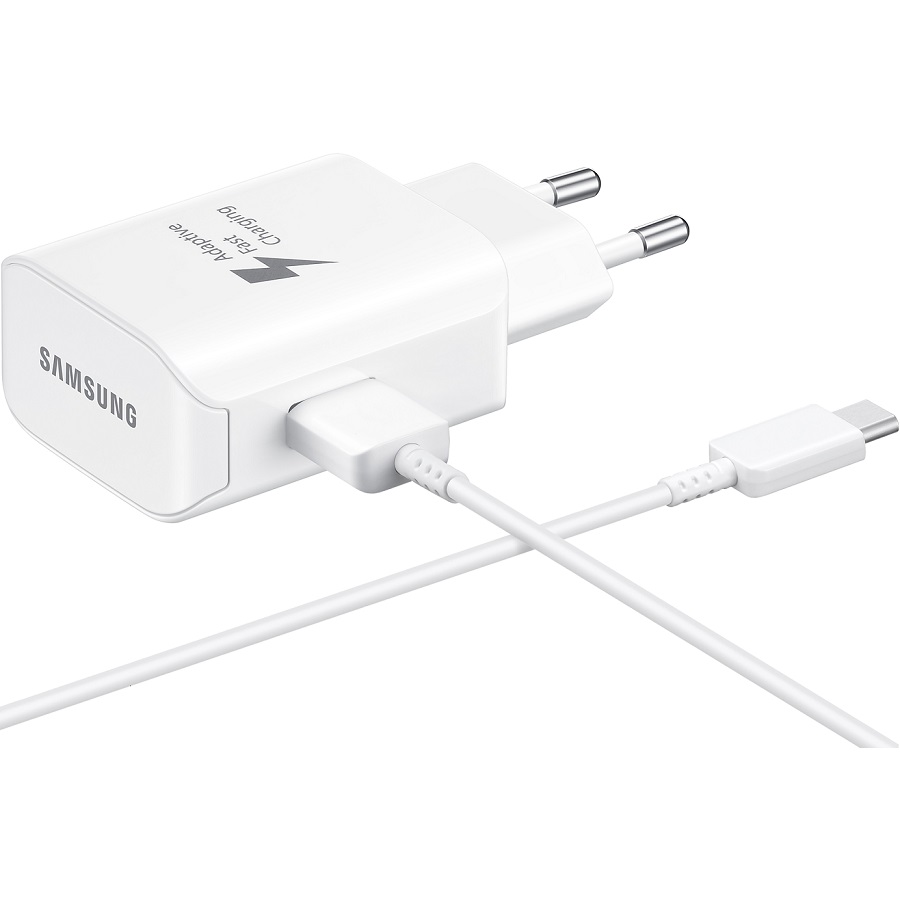Сетевое ЗУ для Samsung 25W white + кабель Type-C, в коробке