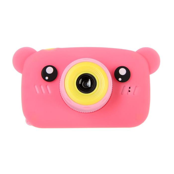 Фотоаппарат детский Childrens Fun Camera Медвежонок , розовый