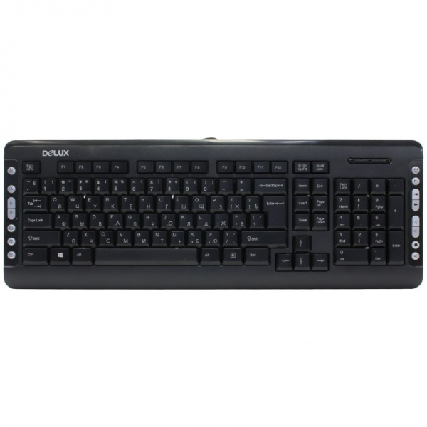 Клавиатура Delux K5015 черная