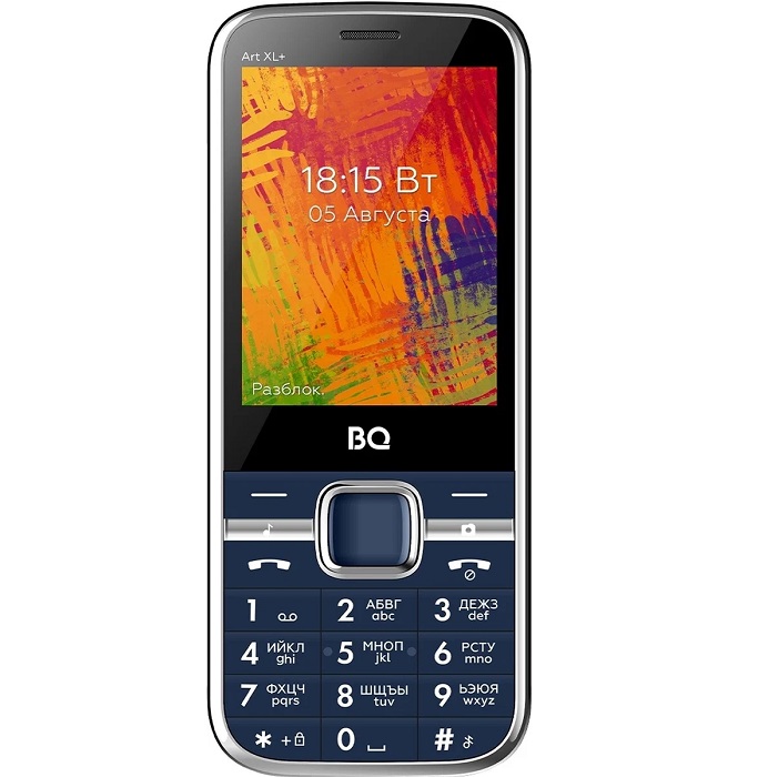 Телефон BQ 2838 Art XL+ Blue 2
