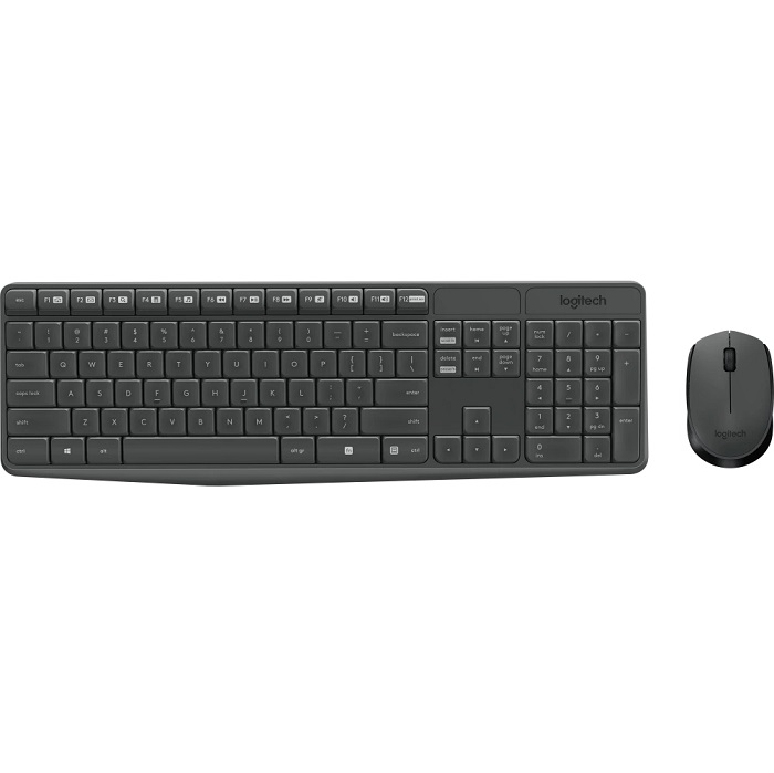 Клавиатура+мышь БП LOGITECH MK235 черный