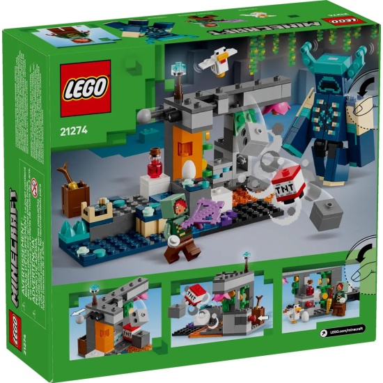 Конструктор LEGO Minecraft 21274 Столкновение с Варденом (Уп: 21*20*8) 8