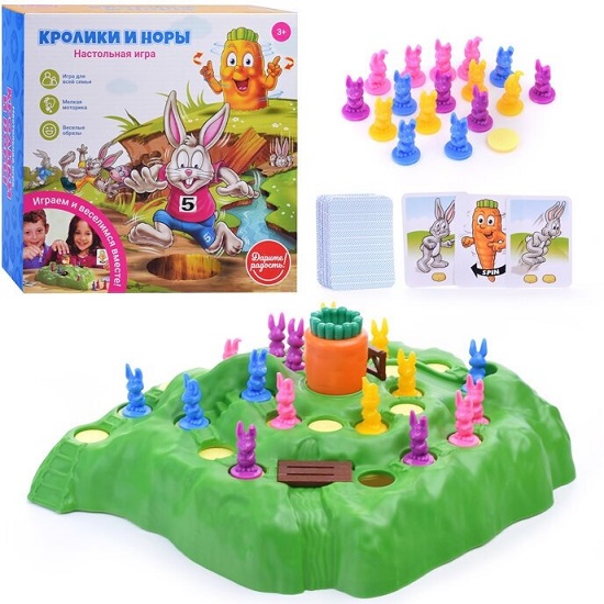 Настольная игра "Кролики и норы" УТМ01396140 2