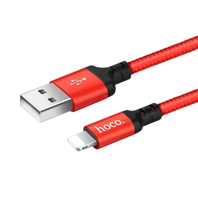 Кабель USB <--> Type-C  1.0м HOCO X14 красный