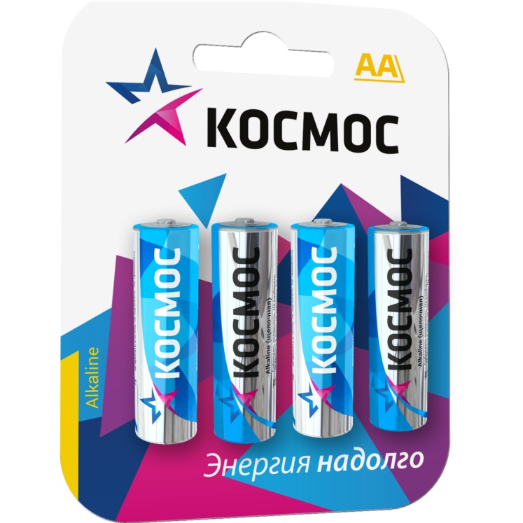 Элемент питания КОСМОС LR06 BL-4 CLASSIC (48/576)