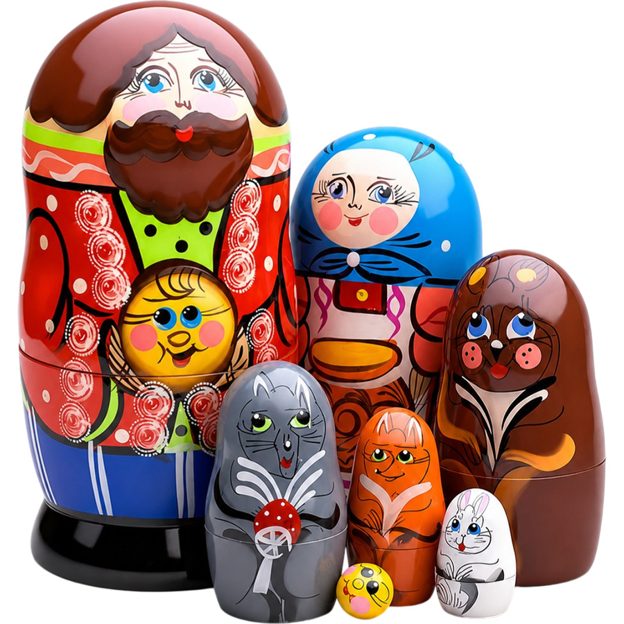 Матрешка "Колобок" 7 перс. УТМ01521374