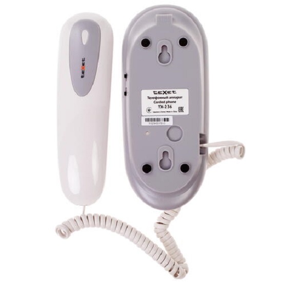 Телефон TEXET TX-236 светло-серый 5
