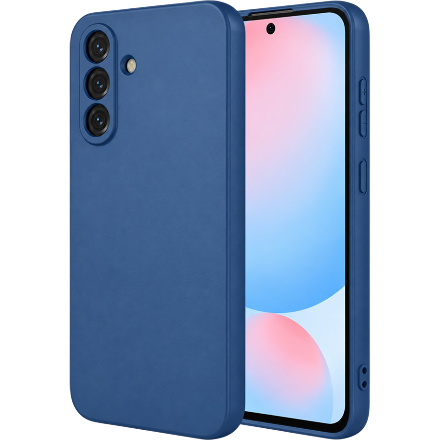 Задняя накладка ZIBELINO Soft Matte для Samsung A27 5G (синий) с микрофиброй