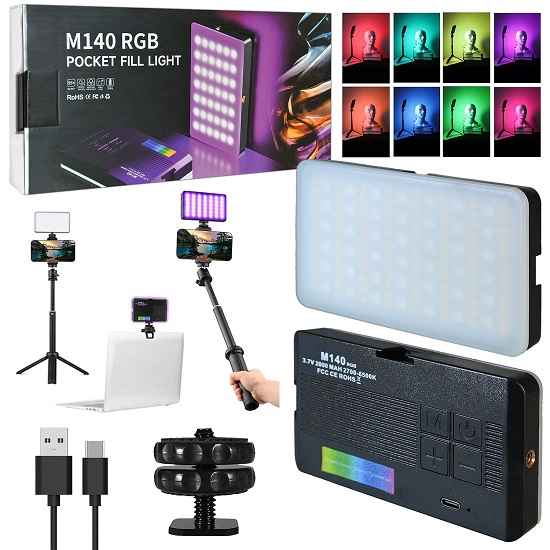 Видеосвет M140 RGB 3