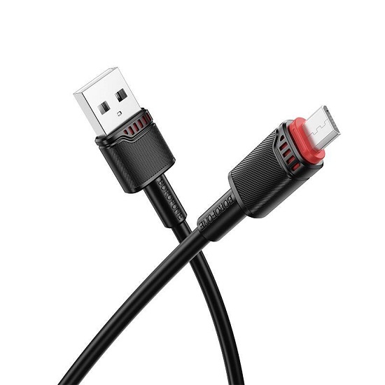 Кабель USB <--> Lightning  1.0м BOROFONE BX110 Black 2