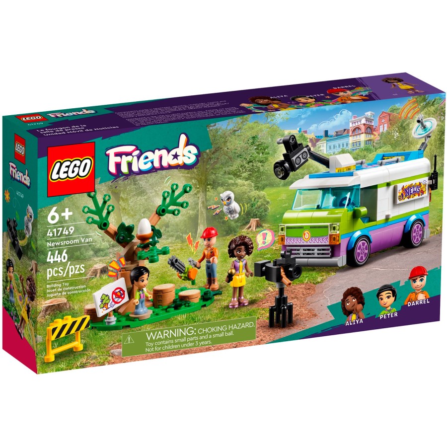 Конструктор LEGO Friends 41749 Фургон отдела новостей (Уп: 37*27*12)