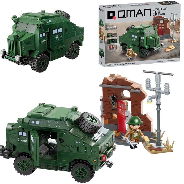 Конструктор QMAN C21023 Боевая машина 492 дет. 2