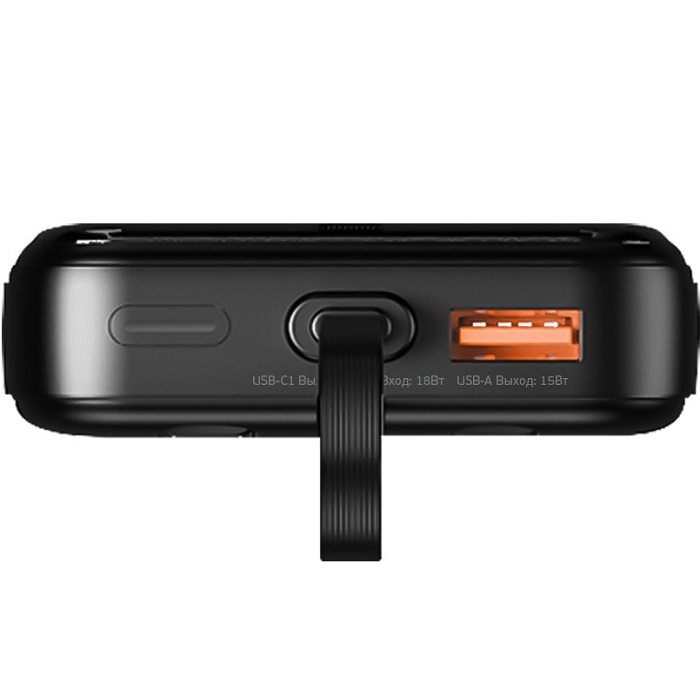 Внешний АКБ DEPPA NRG Turbo V4c (10000mAh) черный 2