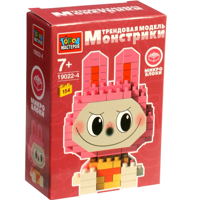 Конструктор 3D «Монстрики», 154 детали 10957036 3