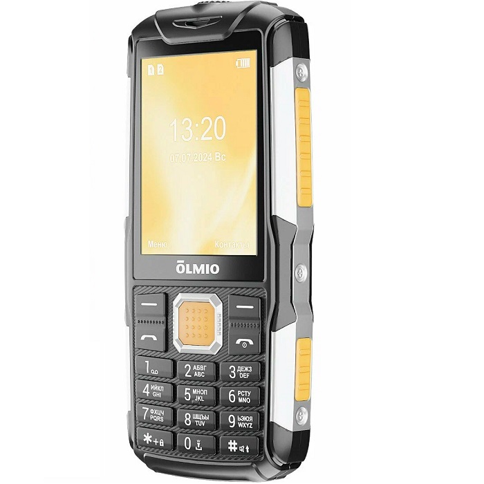 Телефон OlMIO X14 черно-оранжевый 2