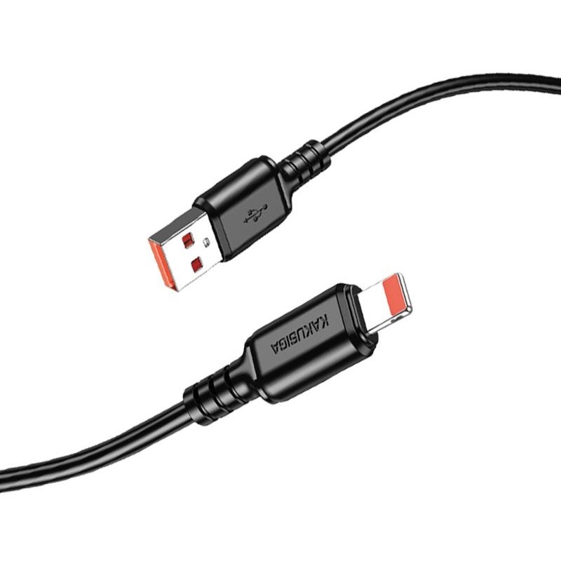 Кабель USB <--> Lightning  1.0м Kakusiga KSC-982 черный 3