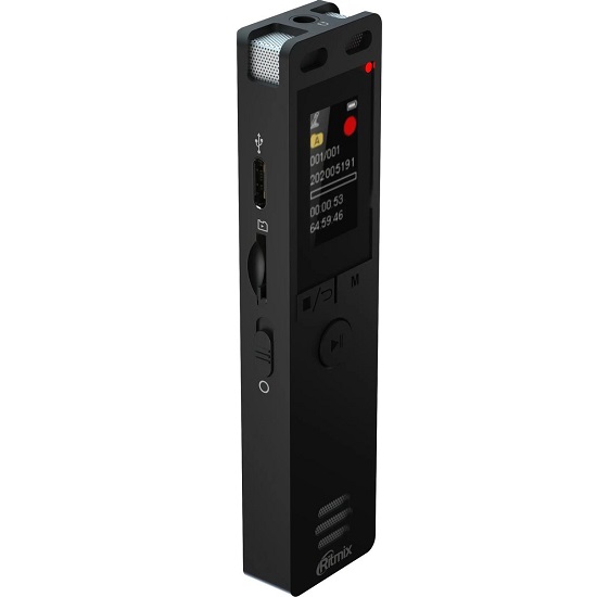 Диктофон RITMIX RR-155 16Gb Black 3
